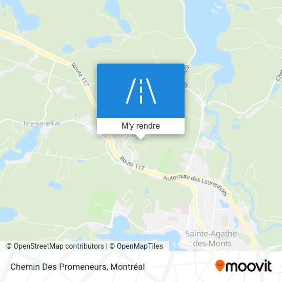 Chemin Des Promeneurs plan