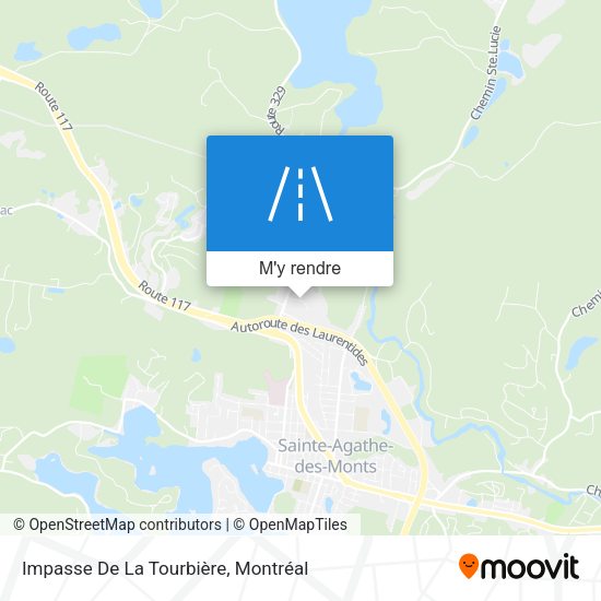 Impasse De La Tourbière plan