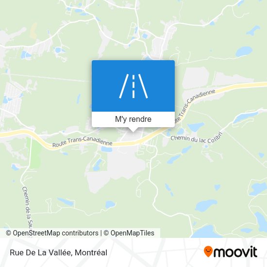 Rue De La Vallée plan