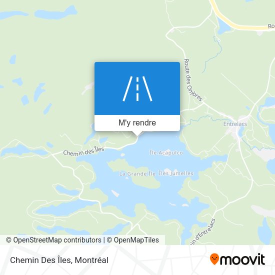 Chemin Des Îles plan