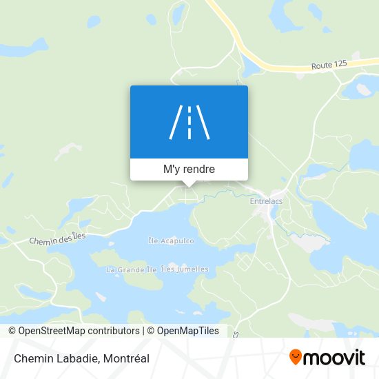 Chemin Labadie plan