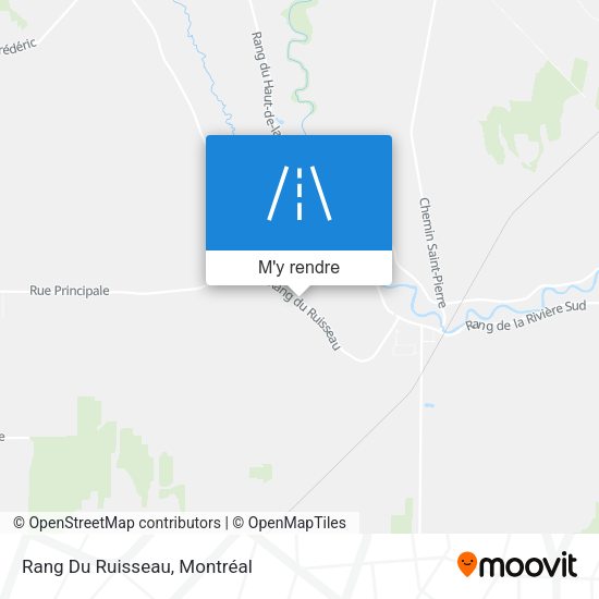 Rang Du Ruisseau plan