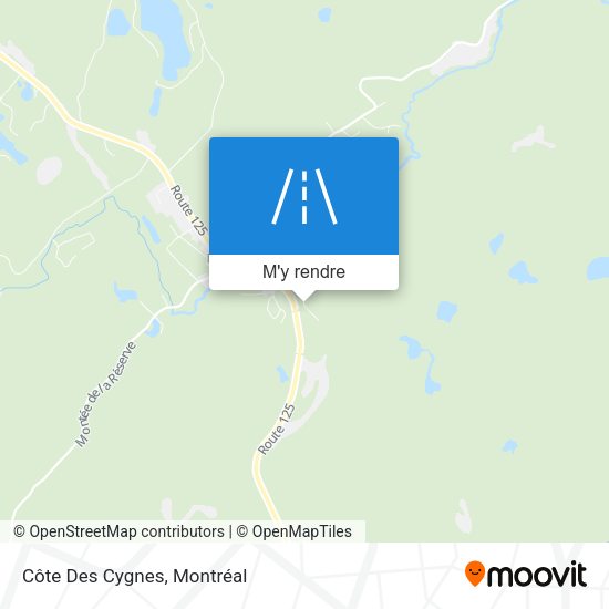 Côte Des Cygnes plan