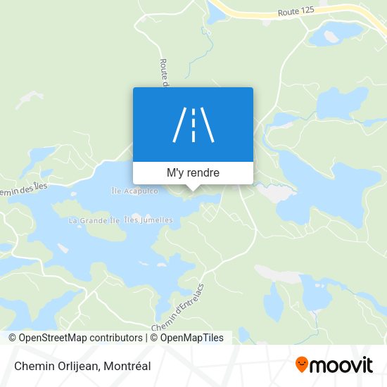 Chemin Orlijean plan
