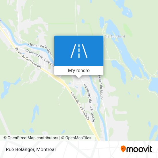 Rue Bélanger plan