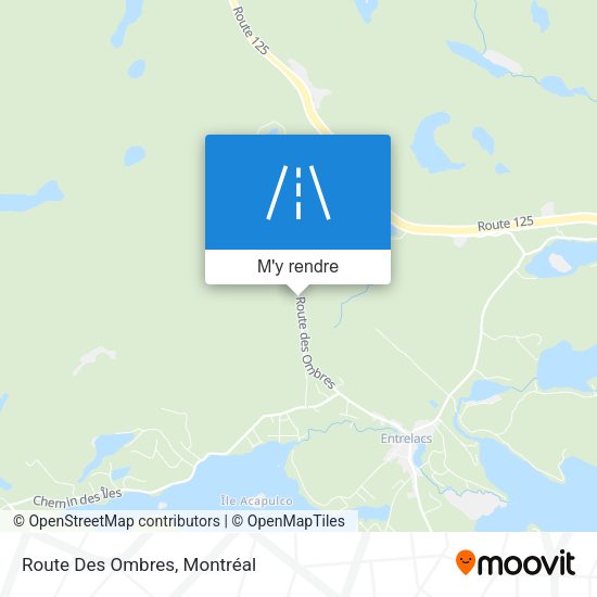 Route Des Ombres plan