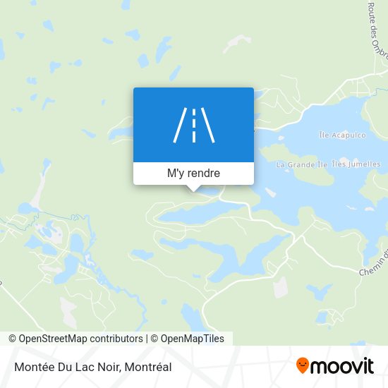Montée Du Lac Noir plan