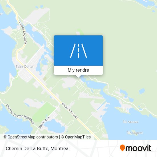 Chemin De La Butte plan