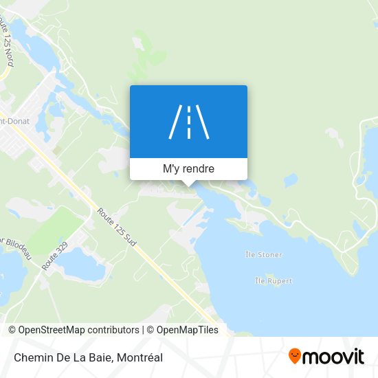 Chemin De La Baie plan