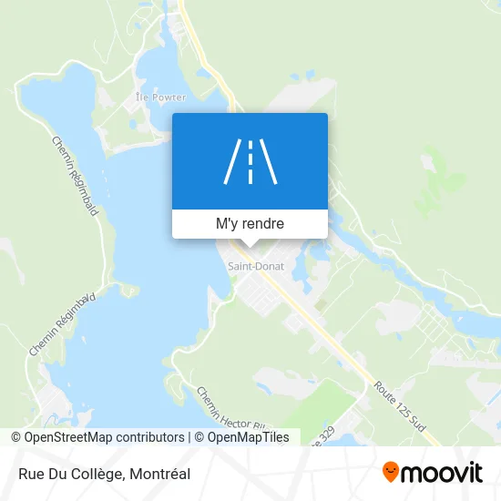 Rue Du Collège plan