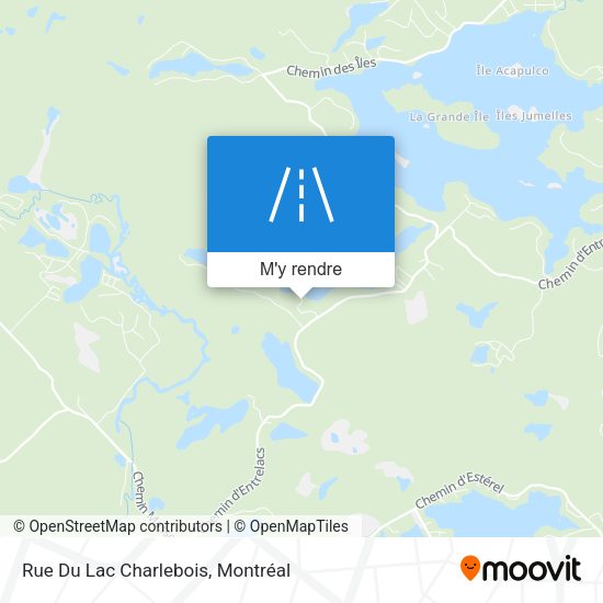 Rue Du Lac Charlebois plan