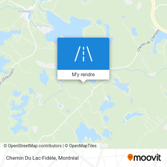 Chemin Du Lac-Fidèle plan