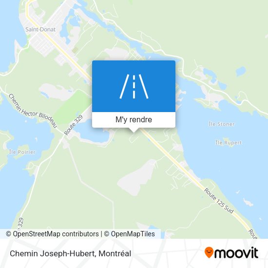 Chemin Joseph-Hubert plan