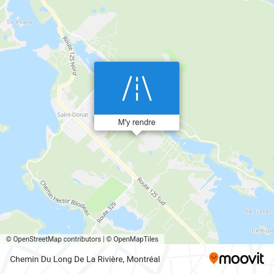 Chemin Du Long De La Rivière plan