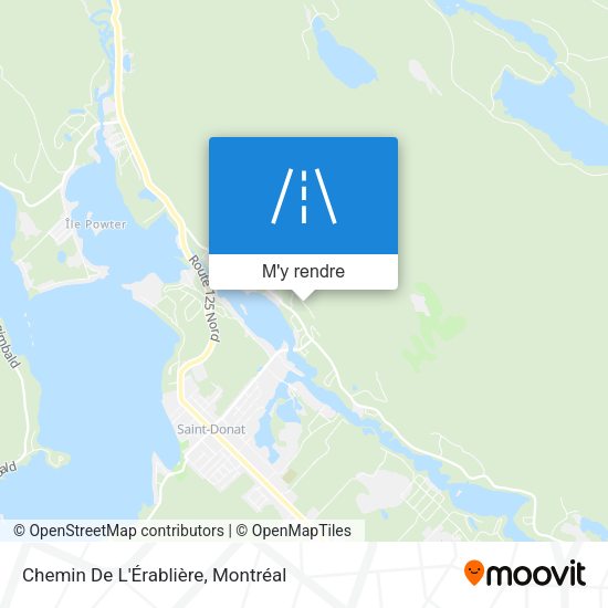Chemin De L'Érablière plan