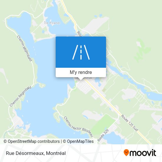 Rue Désormeaux plan