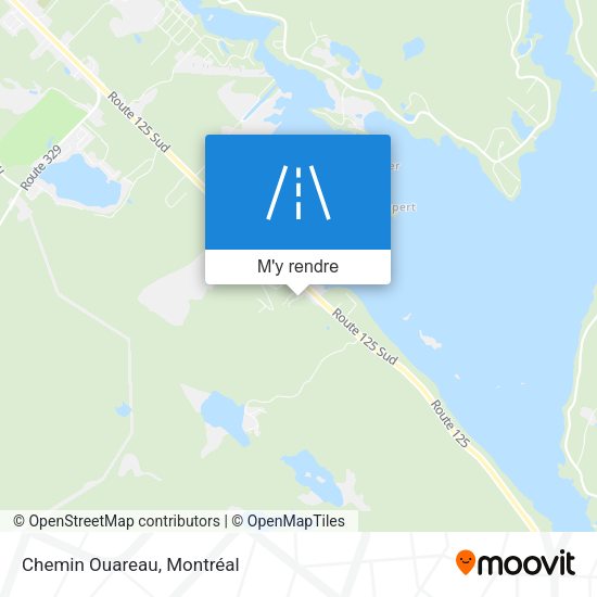 Chemin Ouareau plan