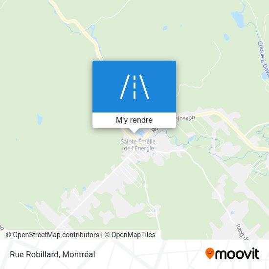 Rue Robillard plan