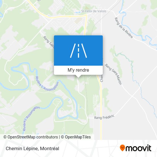 Chemin Lépine plan