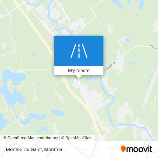 Montée Du Galet plan