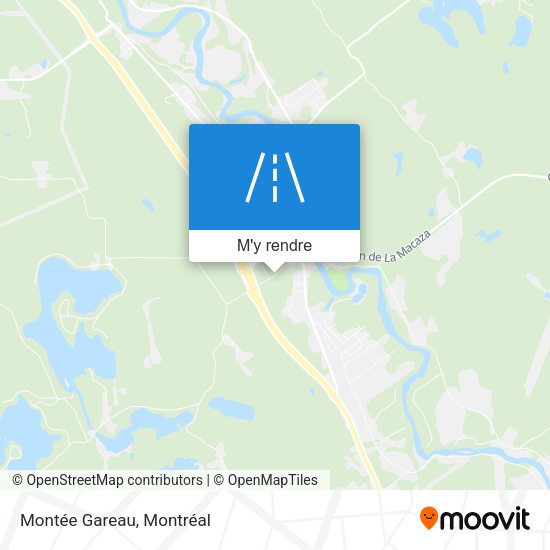 Montée Gareau plan