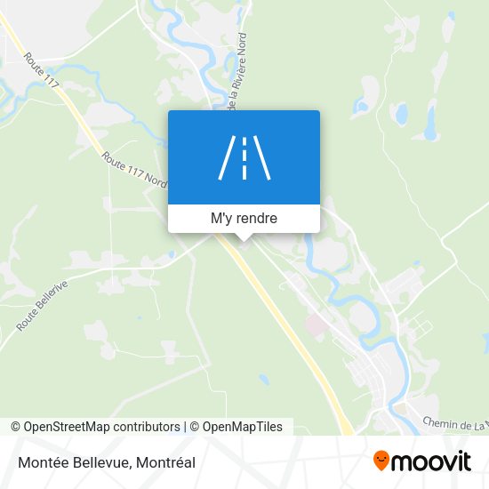 Montée Bellevue plan