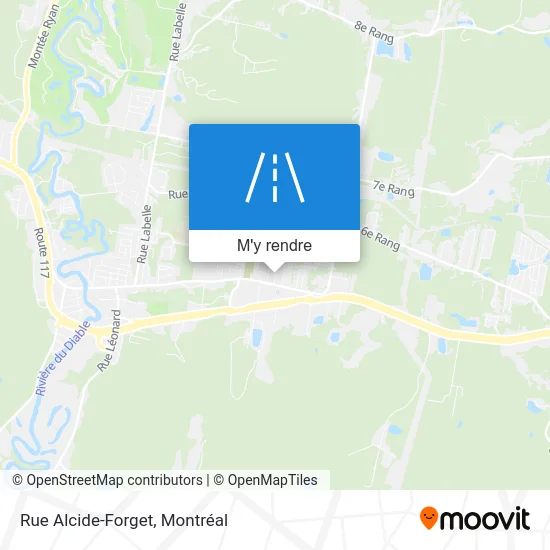 Rue Alcide-Forget plan