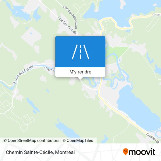 Chemin Sainte-Cécile plan