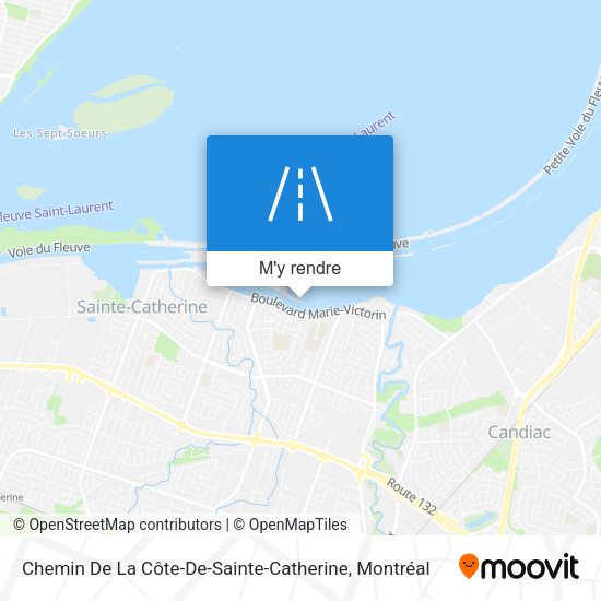Chemin De La Côte-De-Sainte-Catherine plan