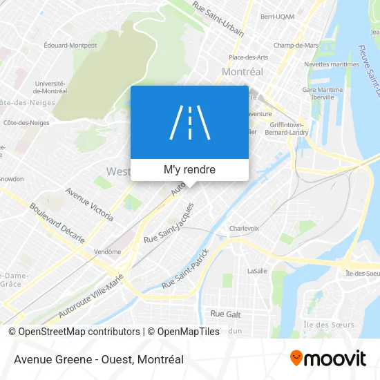 Avenue Greene - Ouest plan