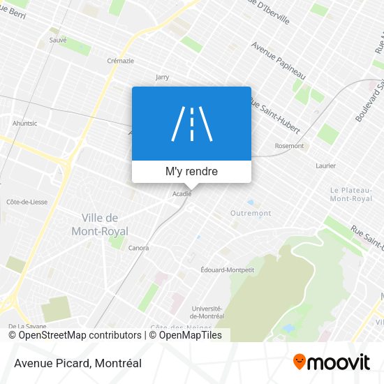 Avenue Picard plan