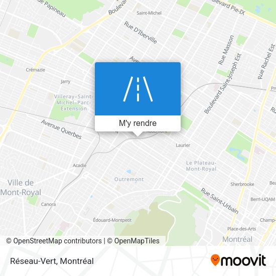 Réseau-Vert plan