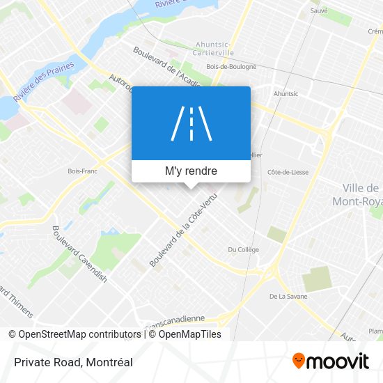Private Road plan