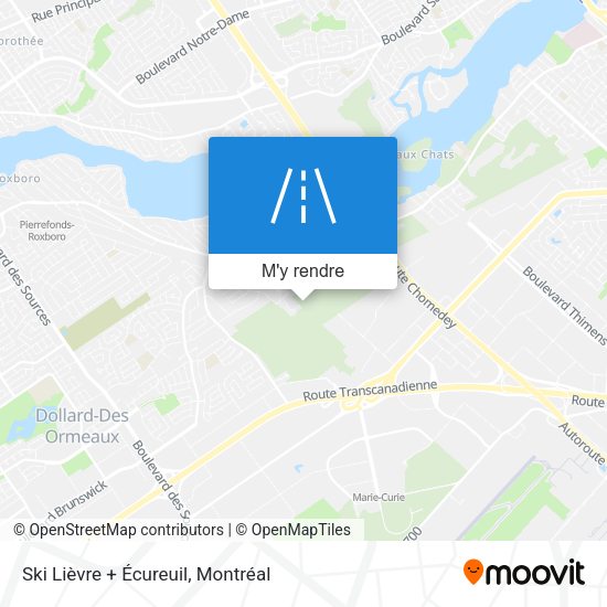 Ski Lièvre + Écureuil plan