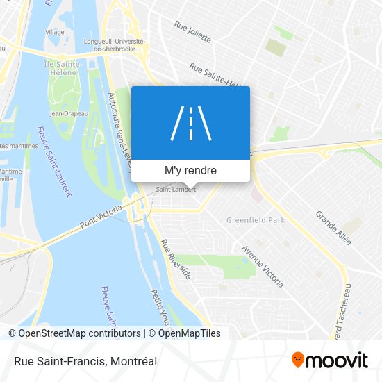 Rue Saint-Francis plan