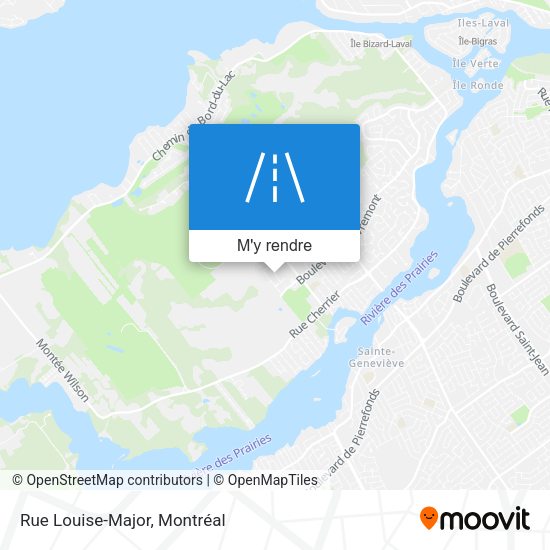 Rue Louise-Major plan