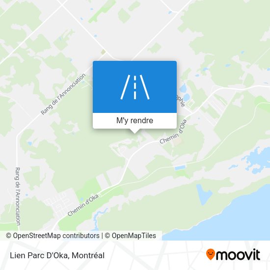 Lien Parc D'Oka plan