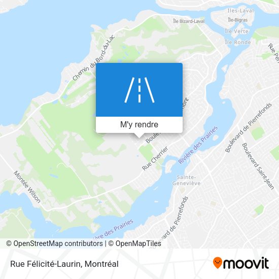 Rue Félicité-Laurin plan