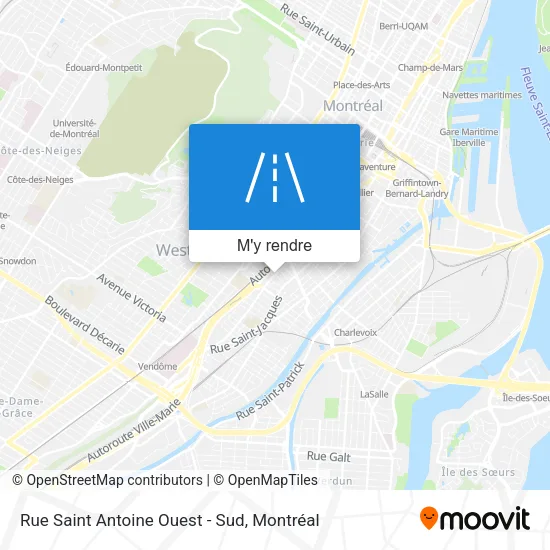 Rue Saint Antoine Ouest - Sud plan
