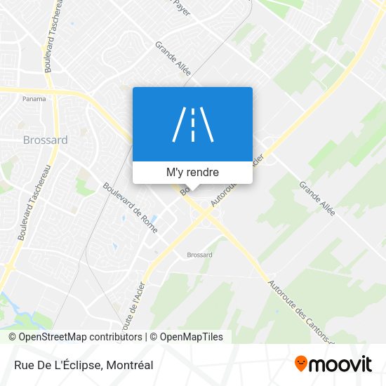 Rue De L'Éclipse plan