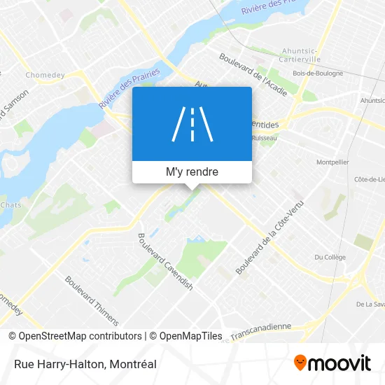 Rue Harry-Halton plan