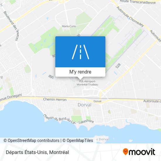 Départs États-Unis plan