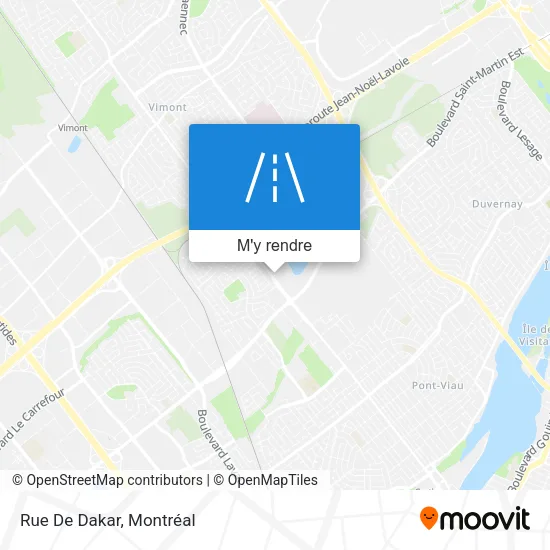 Rue De Dakar plan