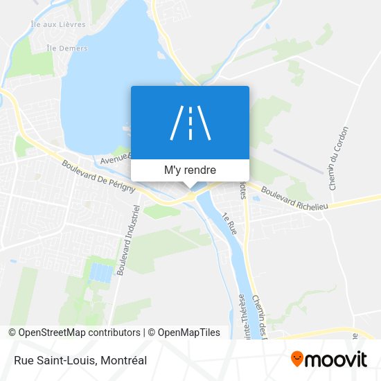 Rue Saint-Louis plan