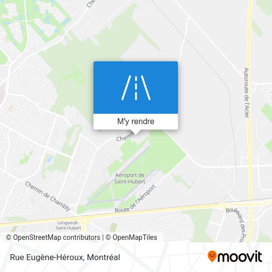 Rue Eugène-Héroux plan