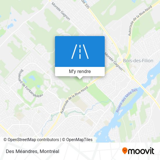 Des Méandres plan
