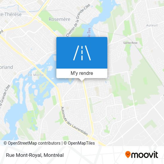 Rue Mont-Royal plan