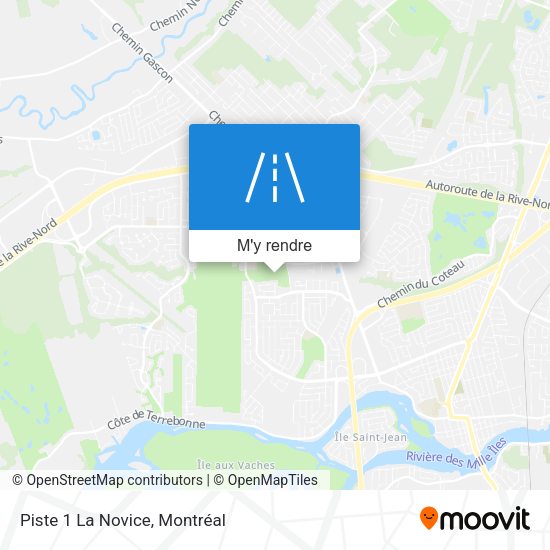 Piste 1 La Novice plan