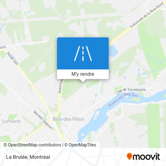 La Brulée plan