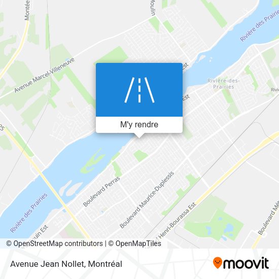 Avenue Jean Nollet plan